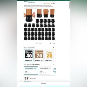 NWT 38 black floor protectors.